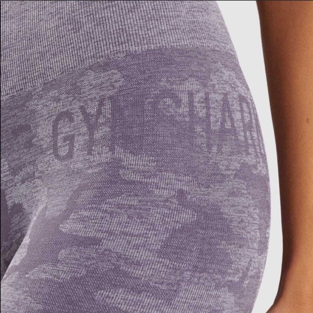Camo lavender gymshark leggings